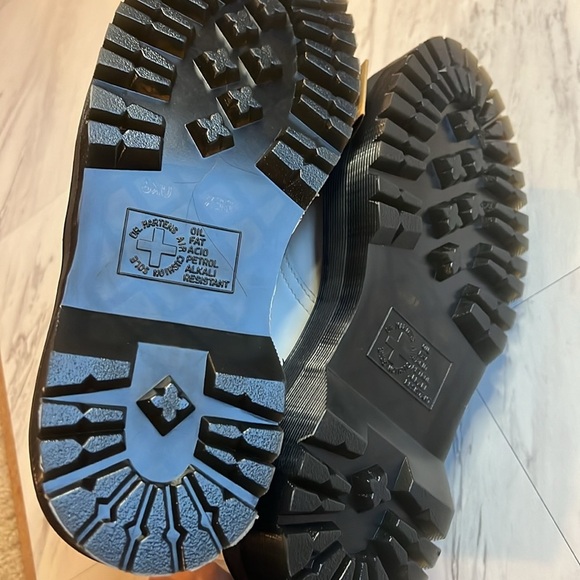 Dr Martens 1461 Quad smooth white leather platform shoes lace up oxfords - Picture 9 of 9